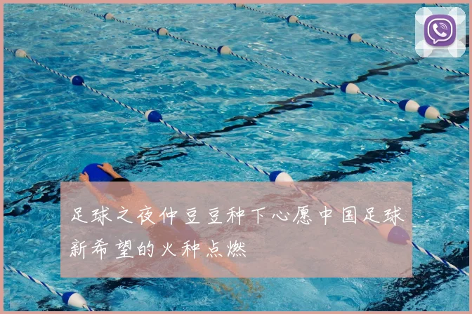 足球之夜仲豆豆种下心愿中国足球新希望的火种点燃